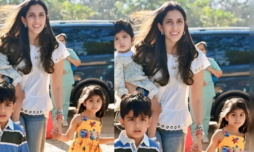 Randhir Kapoor's 78th Birthday Bash: Mukesh Ambani's daughter-in-law Shloka Ambani attends the star studded celebration with her kids
